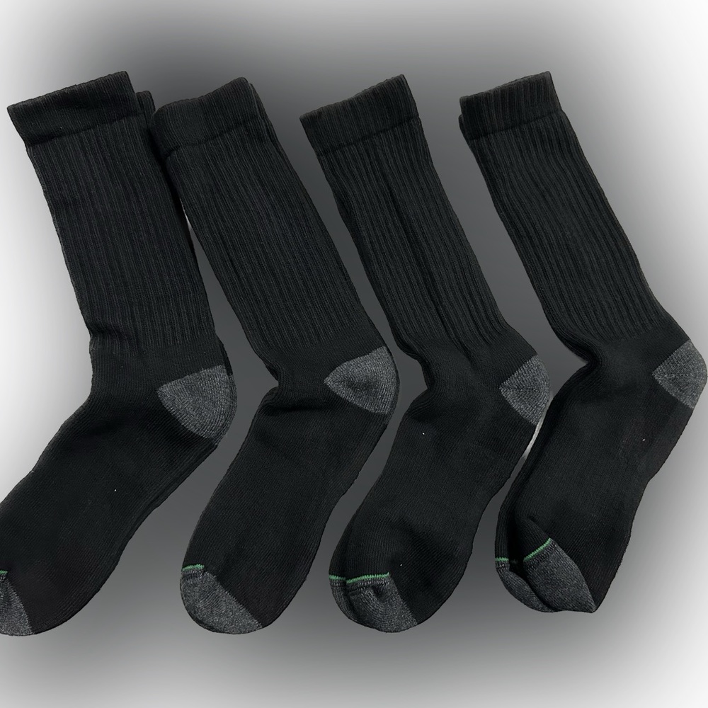 Member's Mark Men Crew Socks 4 Pairs Sizes 6-12